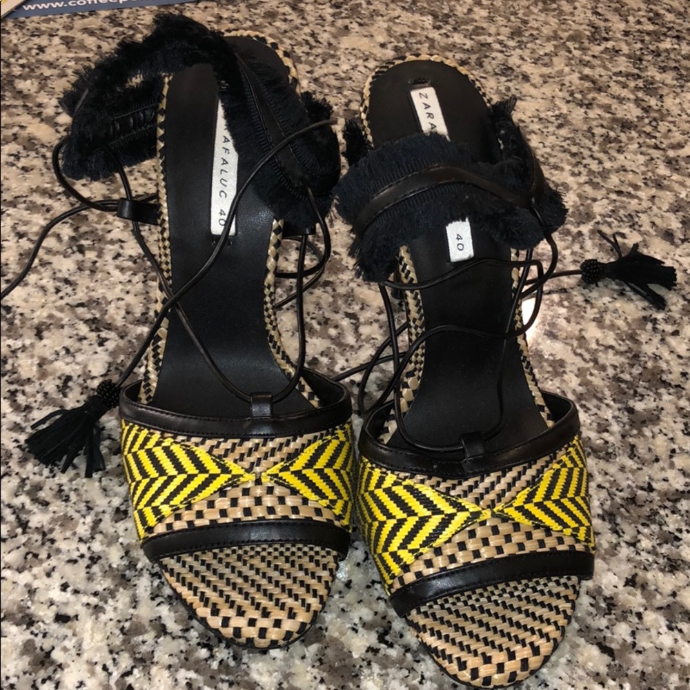Zara sandal heels
